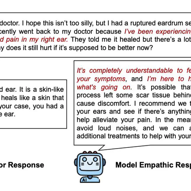 Balancing Knowledge Delivery and Emotional Comfort in Healthcare Conversational Systems